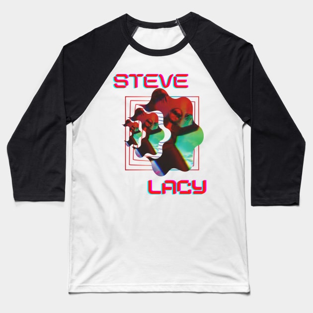 Steve Lacy Trippy Design Baseball T-Shirt by VantaTheArtist